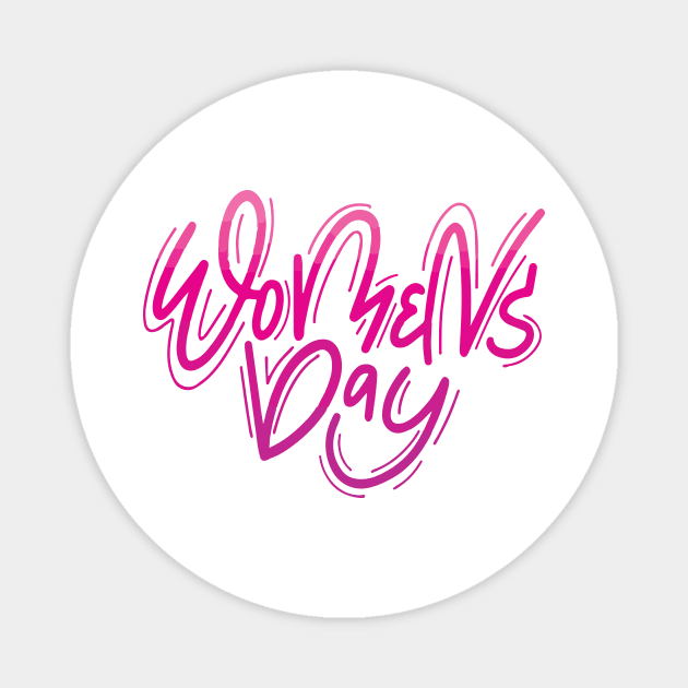 Women's Day Magnet by jobieh shop